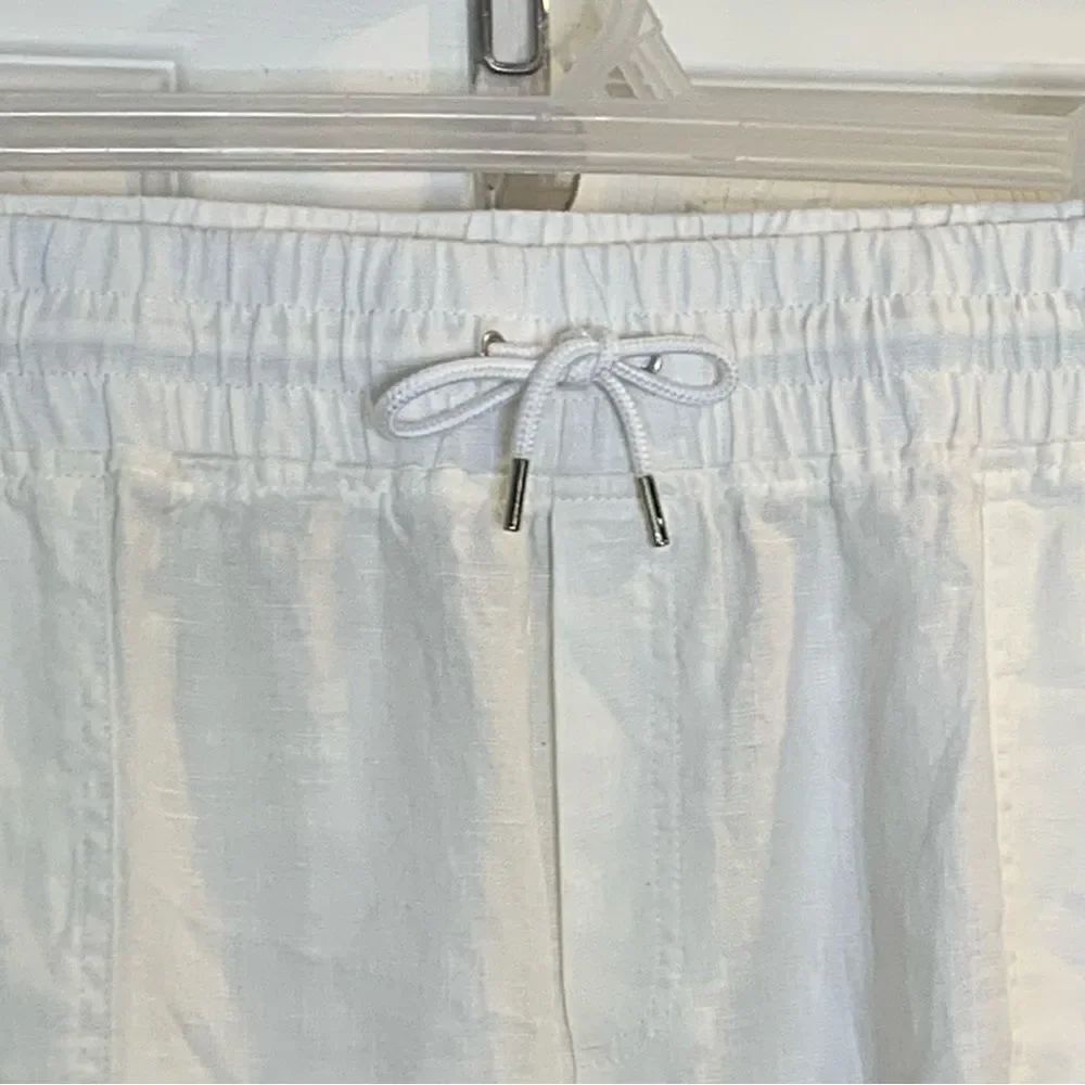 Athleta Cabo Linen Jogger Pants White Plus Size 24 - Picture 5 of 11